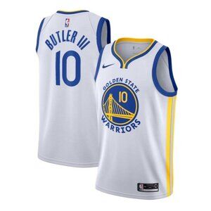Unisex Golden State Warriors Jimmy Butler Nike White Swingman Jersey Sz Large 48